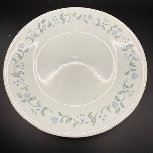 Corelle Vitrelle Country Cottage 4 White Salad Plates 7.25” Floral & Heart